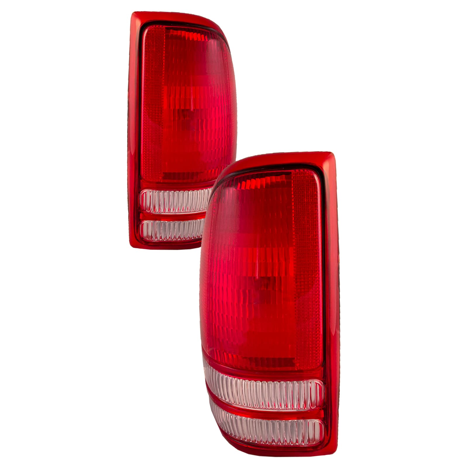 1997-2004 Dodge Dakota Tail Lights Set Driver Left Passenger Right Pair Assembly