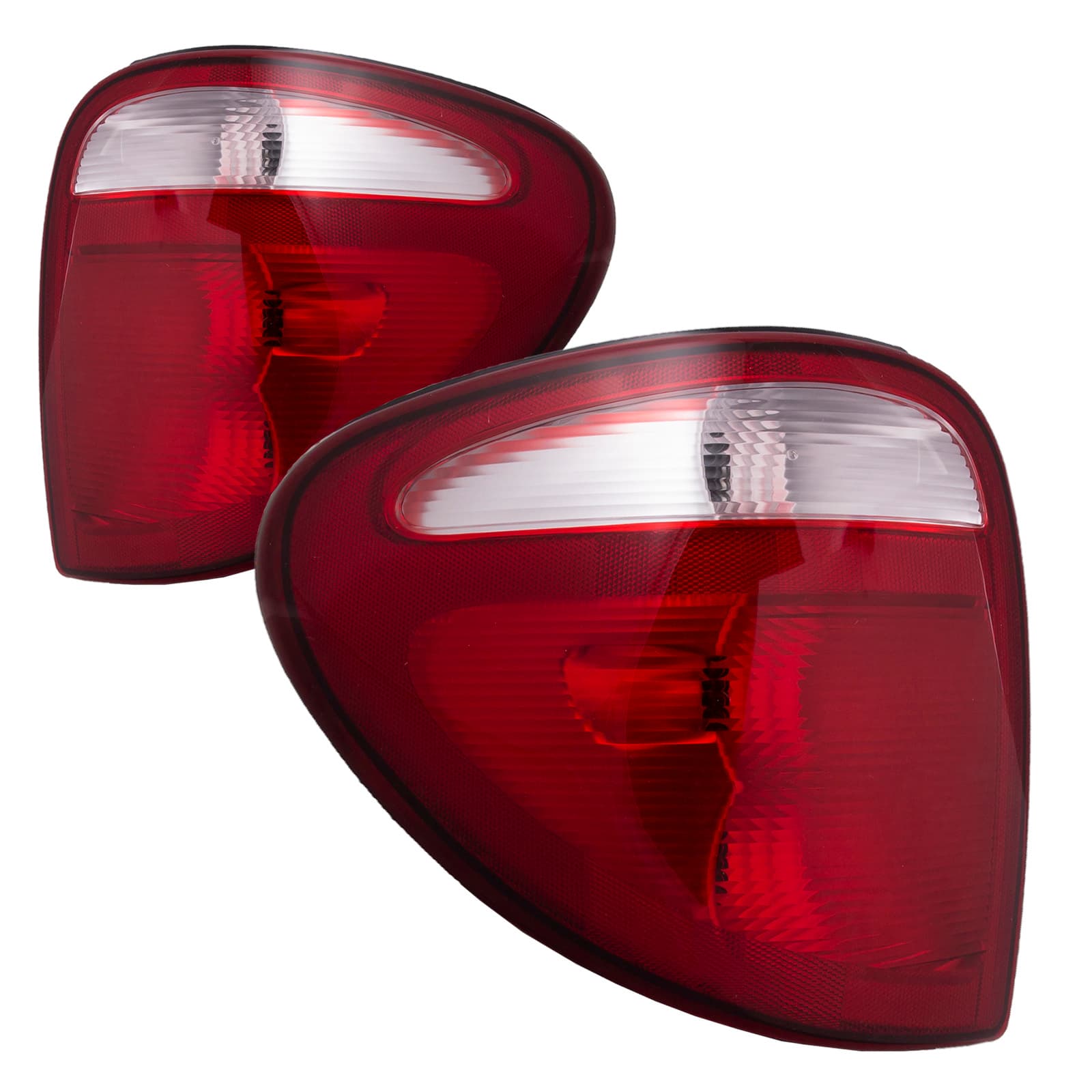 2001-2003 Chrysler Town and Country Tail Light/Brake Light Set Driver Left Passenger Right Pair Assembly Fits 2001-2003 Chrysler Town & Country/Voyager/Caravan