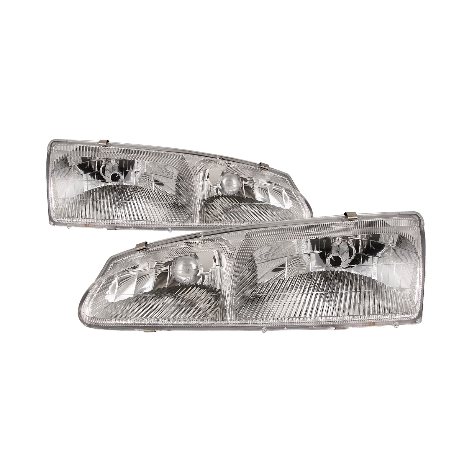 1996-1997 Ford Thunderbird Halogen Headlights Set Left Right Pair Assembly Fits 1996-1997 Ford Thunderbird/Mercury Cougar