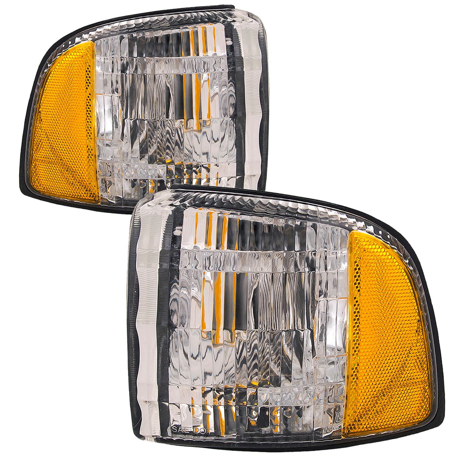 1994-2002 Dodge Ram Corner Light Pair Left Driver Right Passenger Pair Assembly Fits 1994-2002 Dodge Ram Truck (Does Not Fit Van)