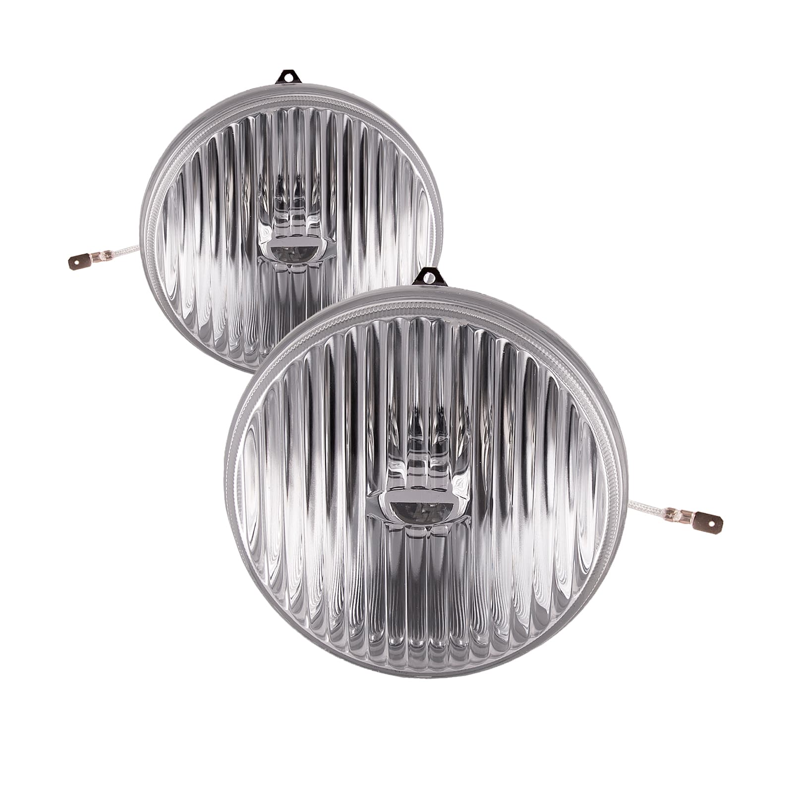 1987-1993 Ford Mustang PERDE 87-93 Ford Mustang GT OE Style Fog Light (Set; Clear; Fluted Lens)