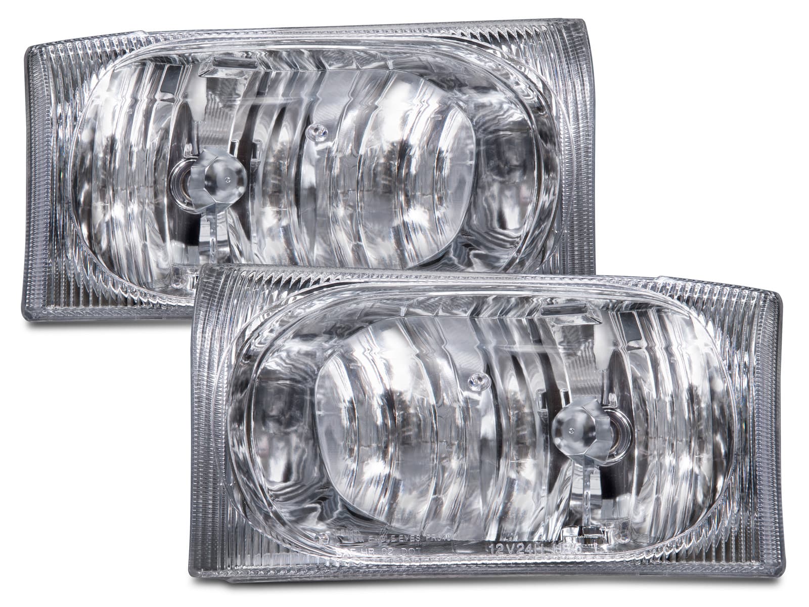 Fleetwood Discovery 2003-2006 Motorhome RV Left and Right Chrome Halogen Headlights Pair