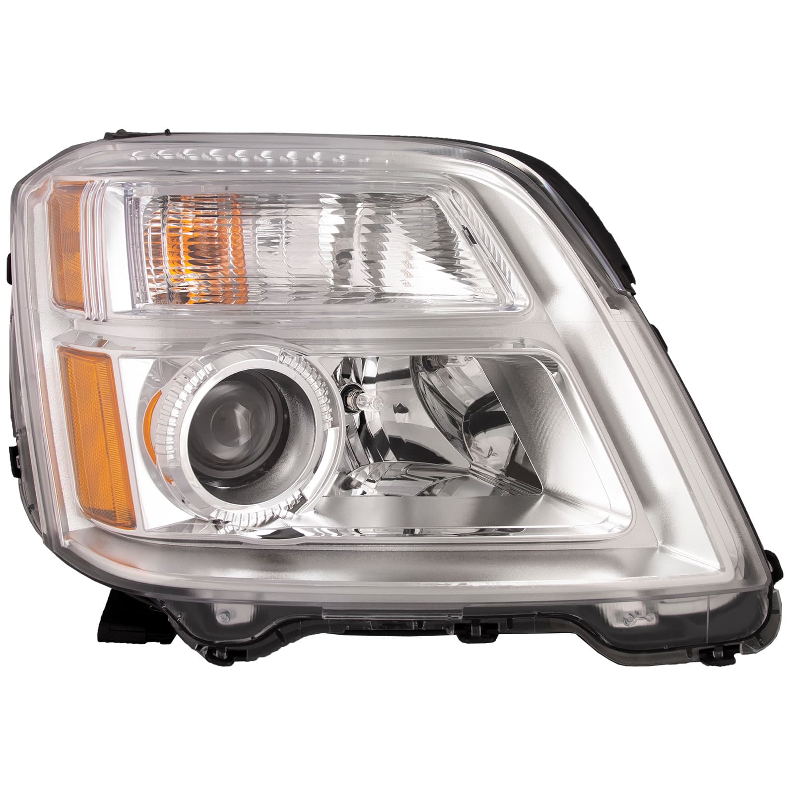 2010-2015 GMC Terrain Headlight Halogen Chrome Right Passenger Assembly Fits 2010-2015 GMC Terrain