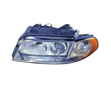 1999-2002 Audi A4 Headlight Halogen Left Driver Side Fits 1999-2002 Audi A4 Sedan