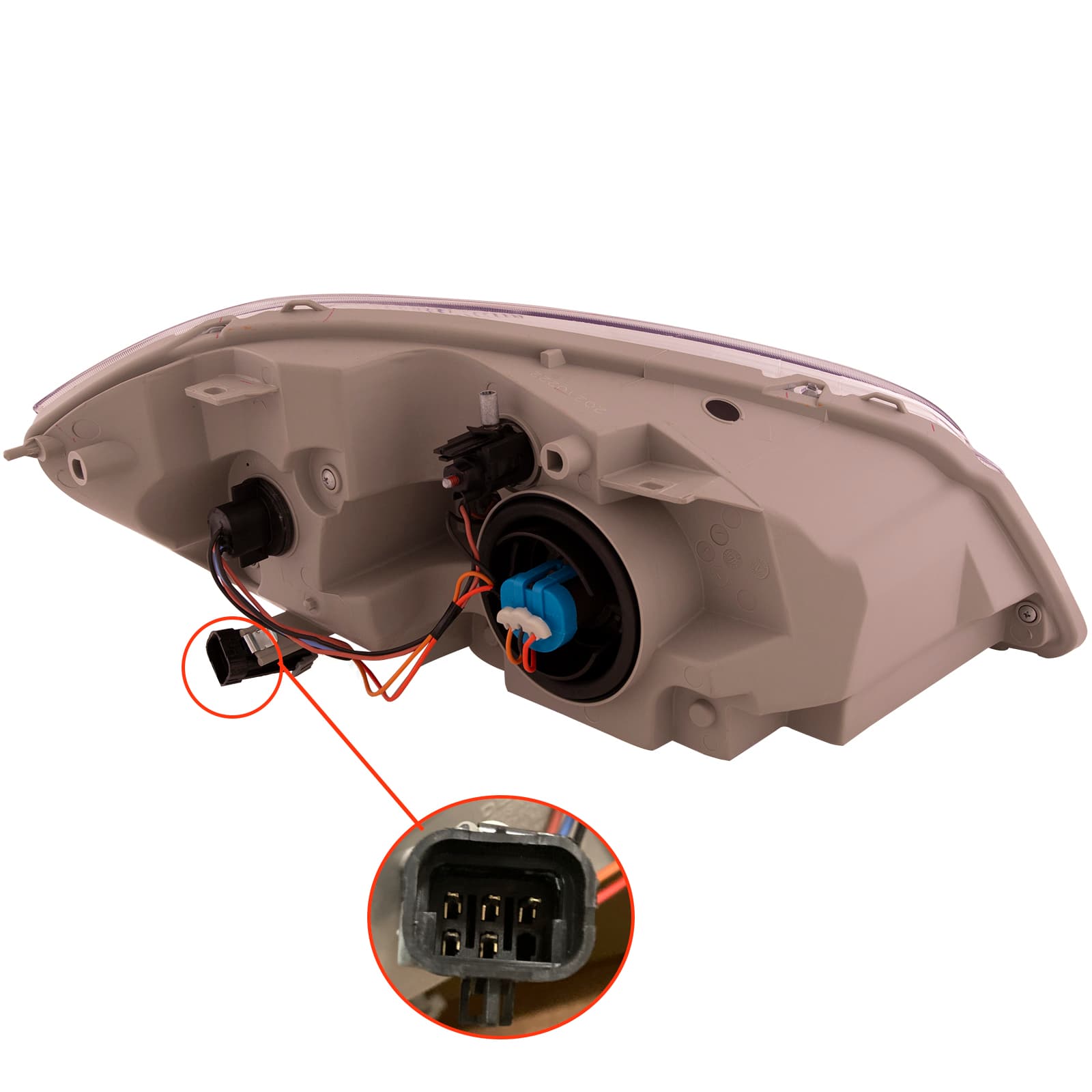 Headlight — CV COBLT 05-07 BASE.L.LT/06-07 SS 2.4ENG MDL/PG G-5 PURSUIT/G-5 05-07 (CANADA) HL ASY W/O BRACKET LH CAPA