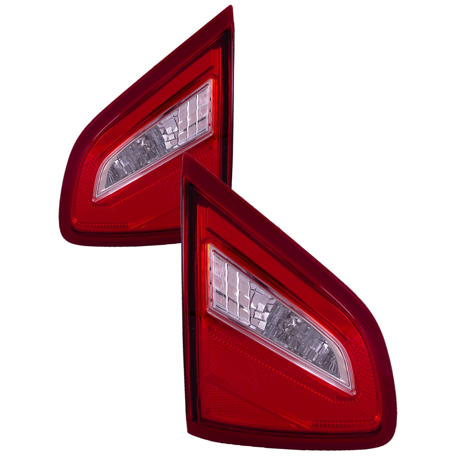 2016-2017 Nissan Altima Inner Tail Lights Set CAPA Certified Left Driver Right Passenger Pair Fits 2016-2017 Nissan Altima Sedan