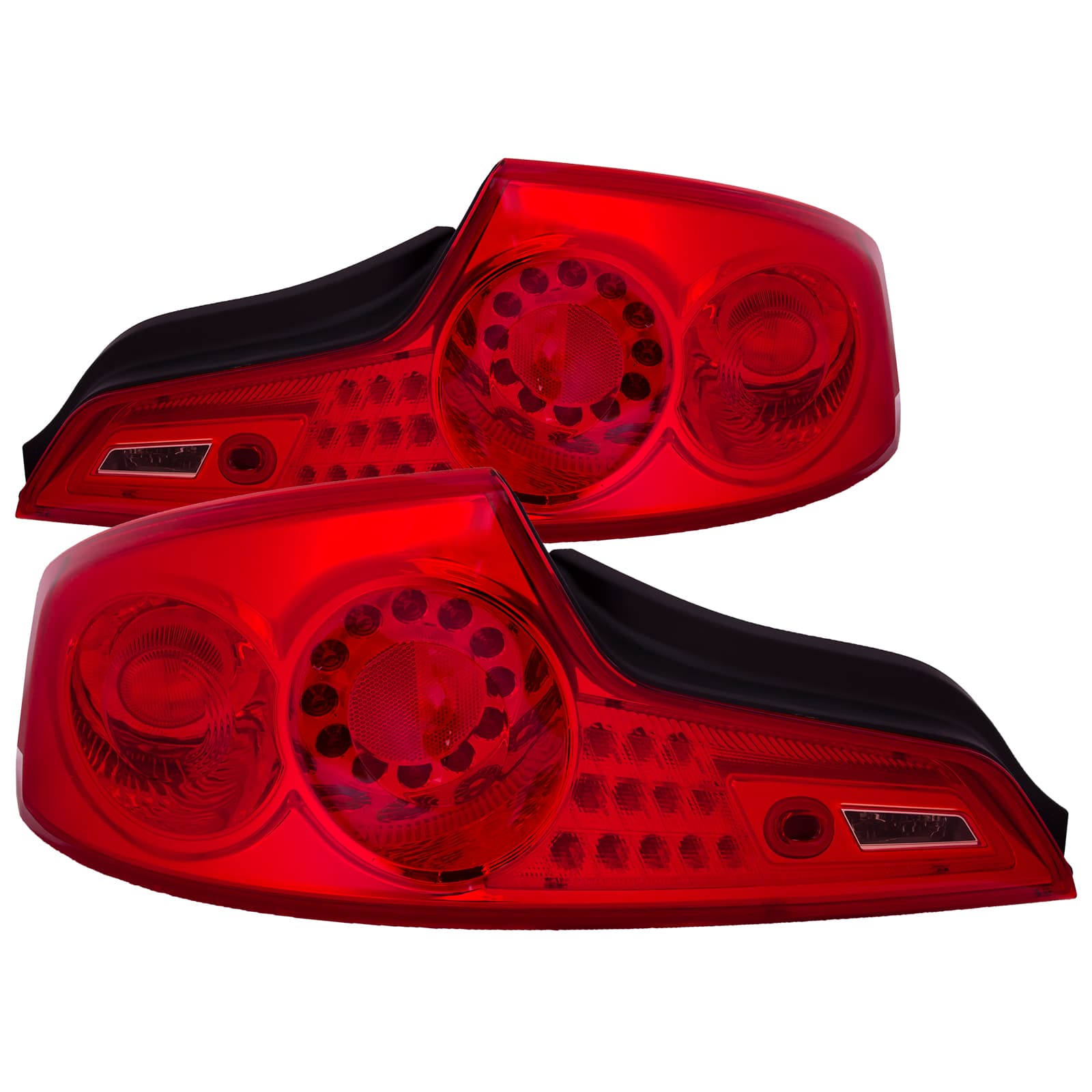 2006-2007 Infiniti G35 Tail Lights Set Right Passenger Left Driver Pair Fits 2006-2007 Infiniti G35 Coupe