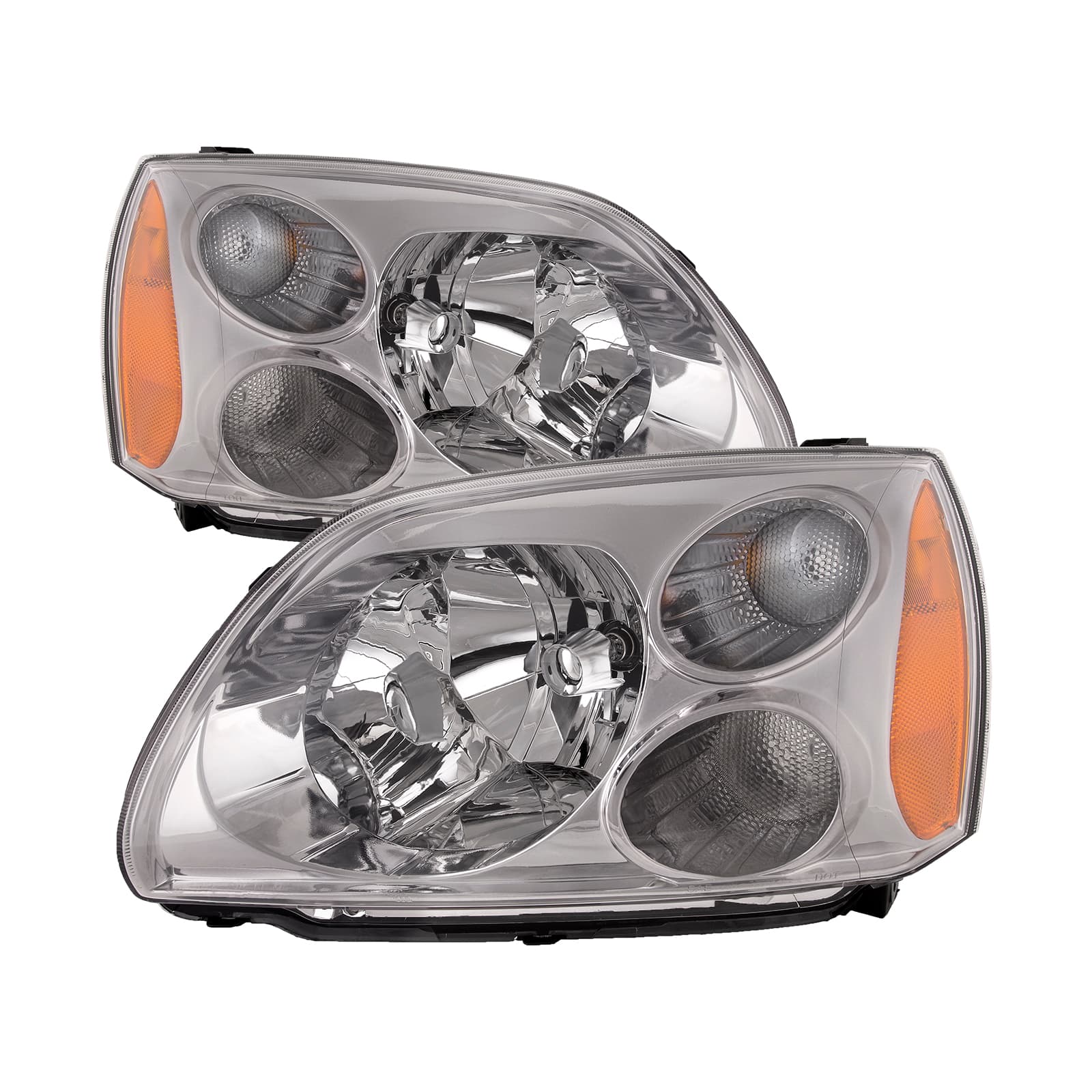 2004-2011 Mitsubishi Galant Headlights Halogen Set Fits 2004-2011 Mitsubishi Galant/2004-2008 De-Es/2005-2007 Se