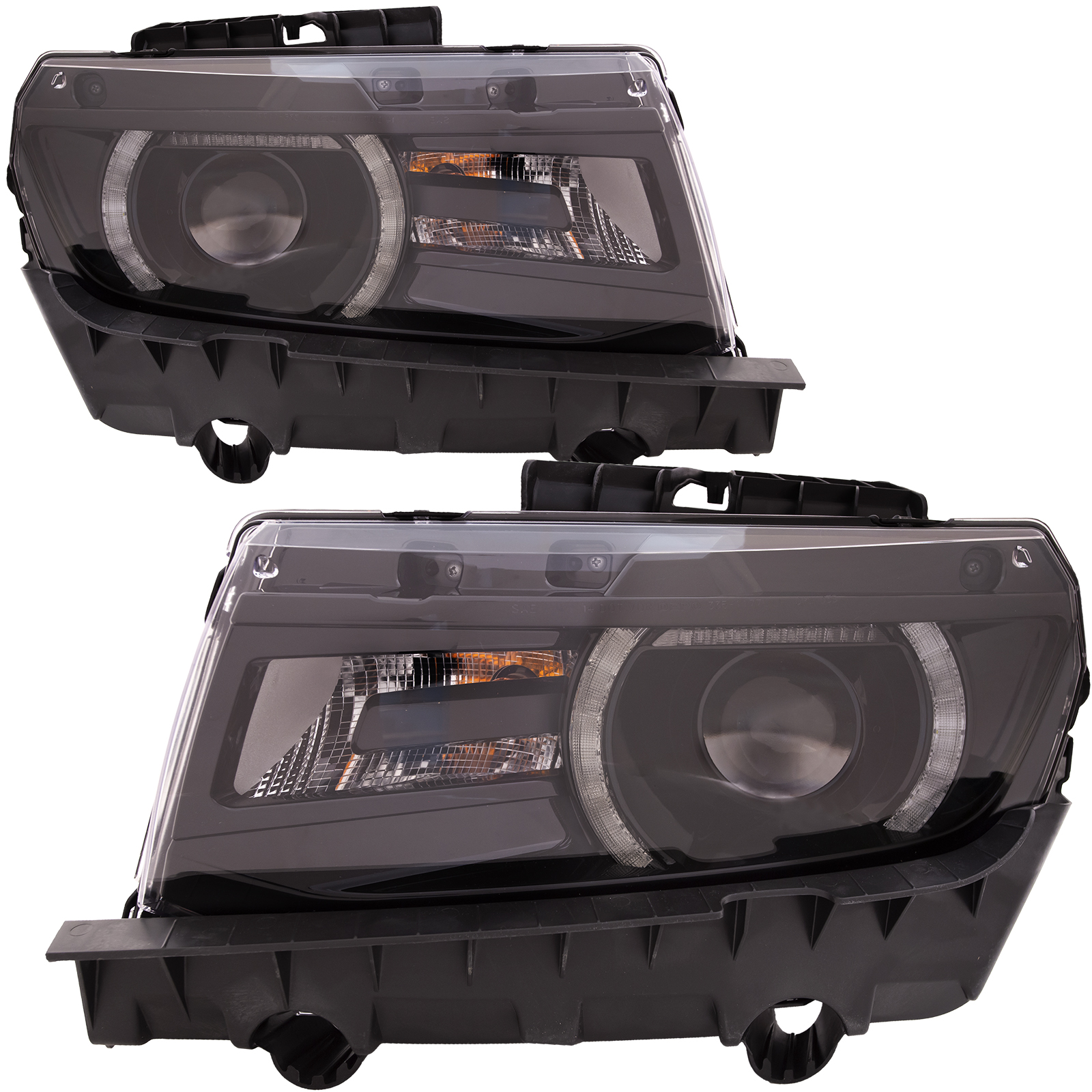 2014-2015 Chevrolet Camaro Headlights HID w/RS Pkg Left Driver Right Passenger Pair Fits 2014-2015 Chevrolet Camaro LT SS