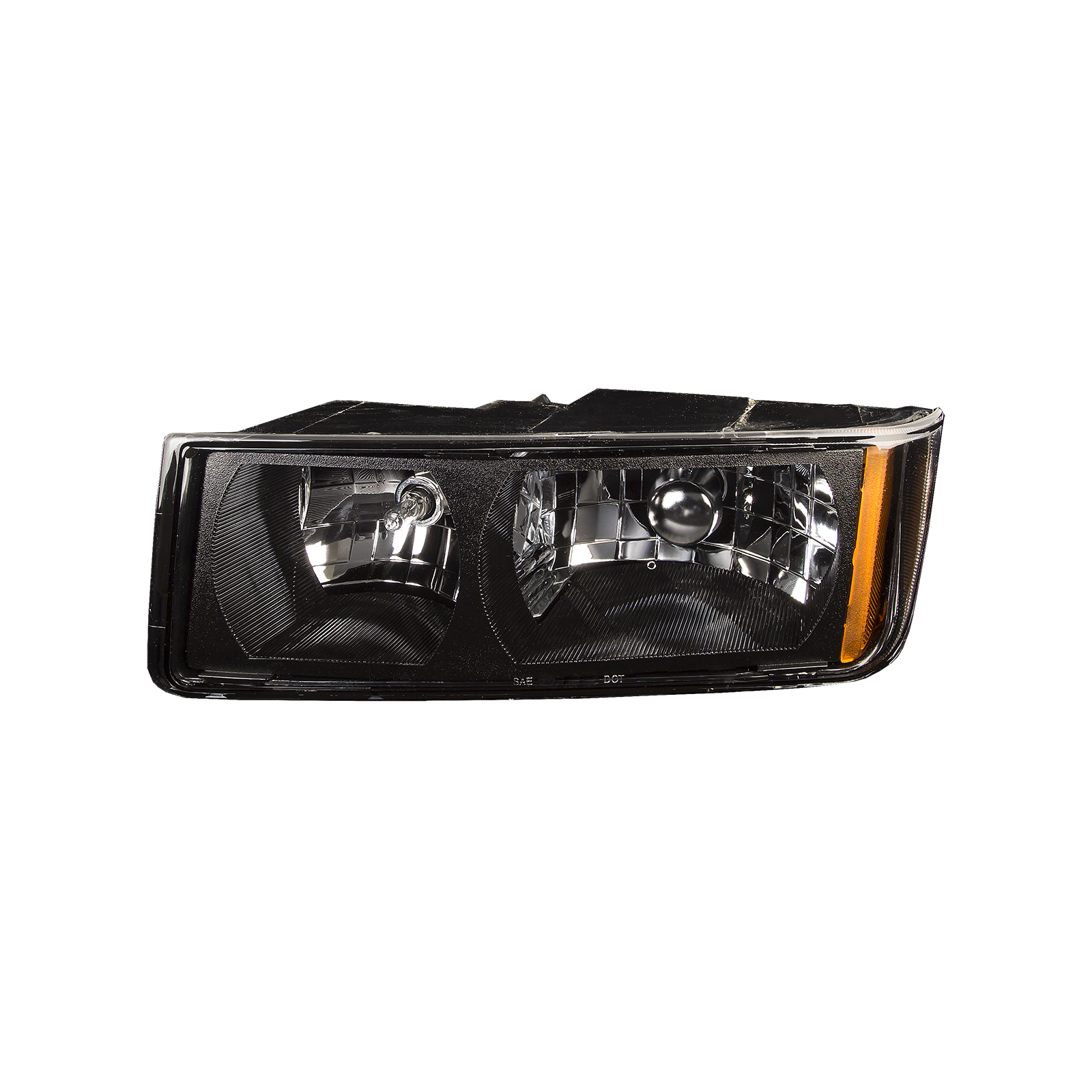 2002-2006 Chevrolet Avalanche Halogen Headlight Left Driver Side Assembly Fits 2002-2006 Chevy Avalanche (Lower Side Body Cladding)