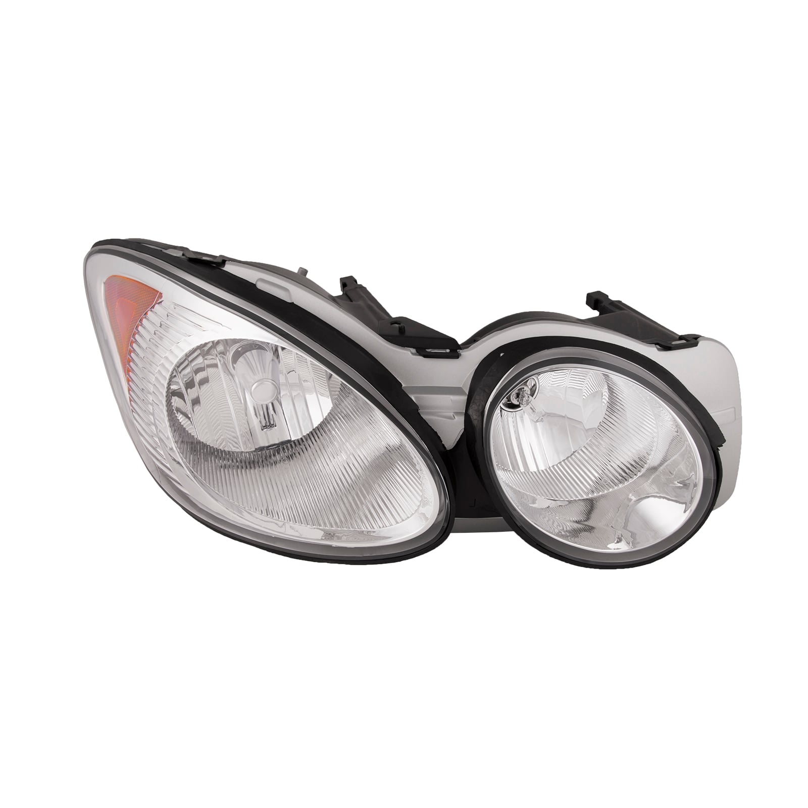 Headlight Fits Buick LaCrosse 2005-2007 Includes Right Passenger Side Chrome Housing Halogen Headlamp