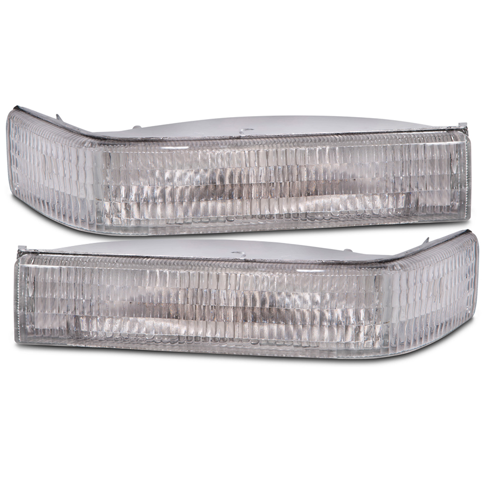 1993-1996 Jeep Grand Cherokee Park Signal Lights Set Left Right Pair Assembly Fits 1993-1996 Jeep Grand Cherokee