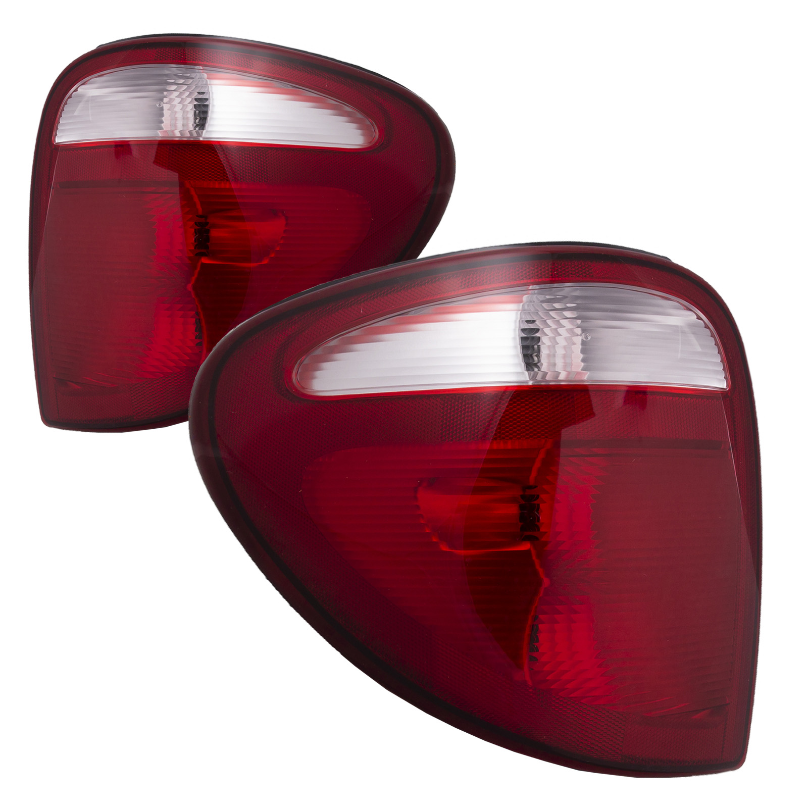 2001-2003 Chrysler Town and Country Tail Light/Brake Light Set Driver Left Passenger Right Pair Assembly Fits 2001-2003 Chrysler Town & Country/Voyager/Caravan