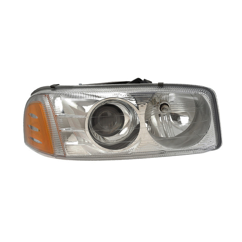 2001-2006 GMC Denali Halogen Headlight Projector Right Passenger Side Assembly Fits 2001-2006 GMC Denali / 01 GMC Sierra C3 / 02-07 Sierra Denali / 99-06 Yukon Denali / 01-06 Yukon Denali Xl Denali 01-06