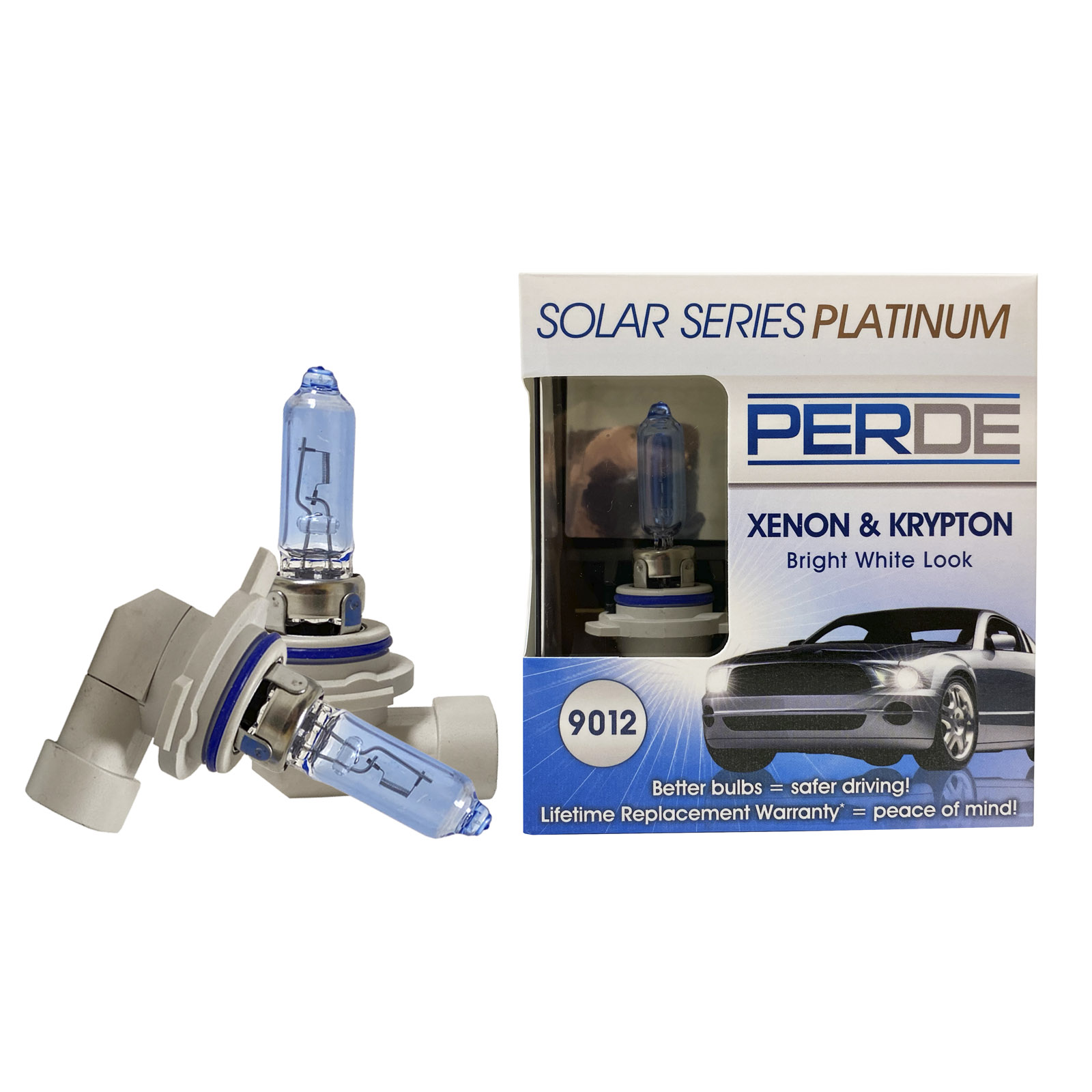 PERDE Solar Series Platinum 9012 Xenon-Enhanced Halogen Bulbs (Set; Pair)