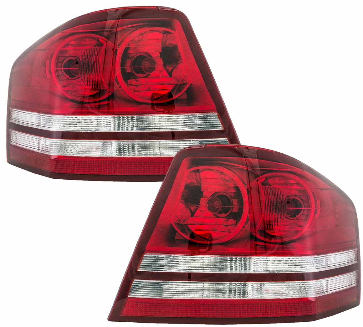 2008-2010 Dodge Avenger Tail Lights Fits 08-10 Dodge Avenger Rear Pair Tail Lamps
