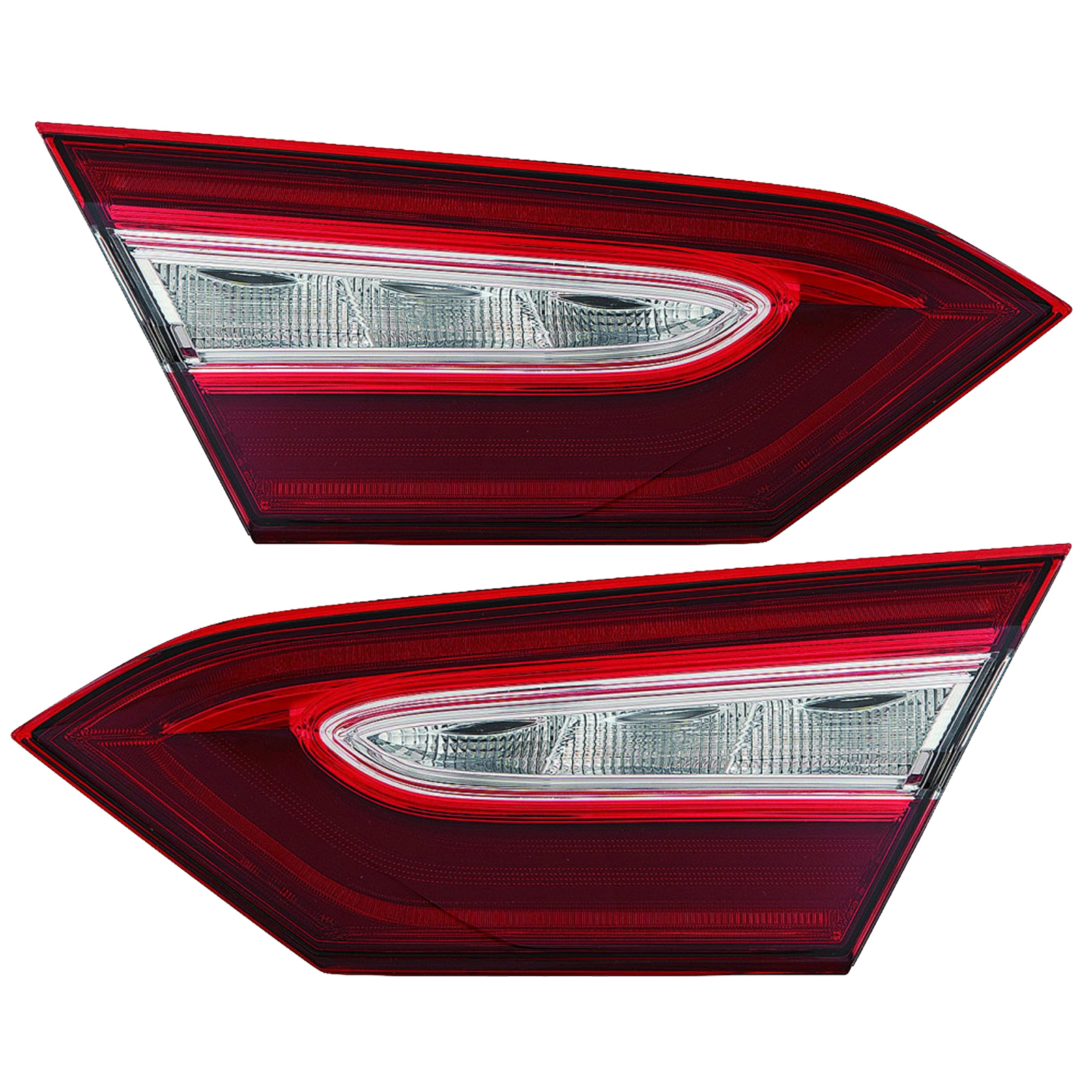 2018-2020 Toyota Camry Inner Tail Lights CAPA Pair Fits 2018-2020 Toyota Camry XLE USA Built Models