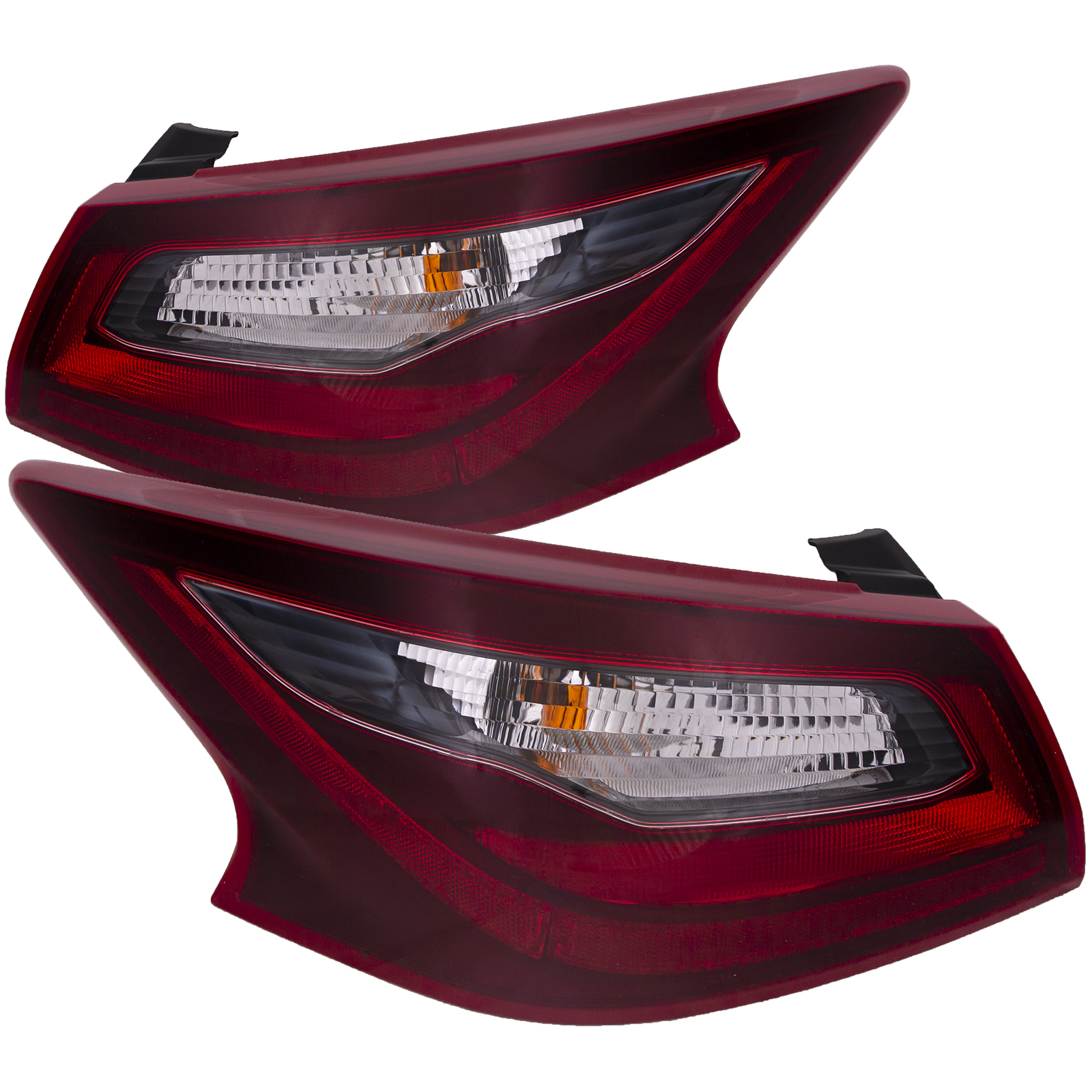 2017-2018 Nissan Altima Tail Light Pair For 17-18 Nissan Altima SR Left Right Smoked LED Tail Lamp