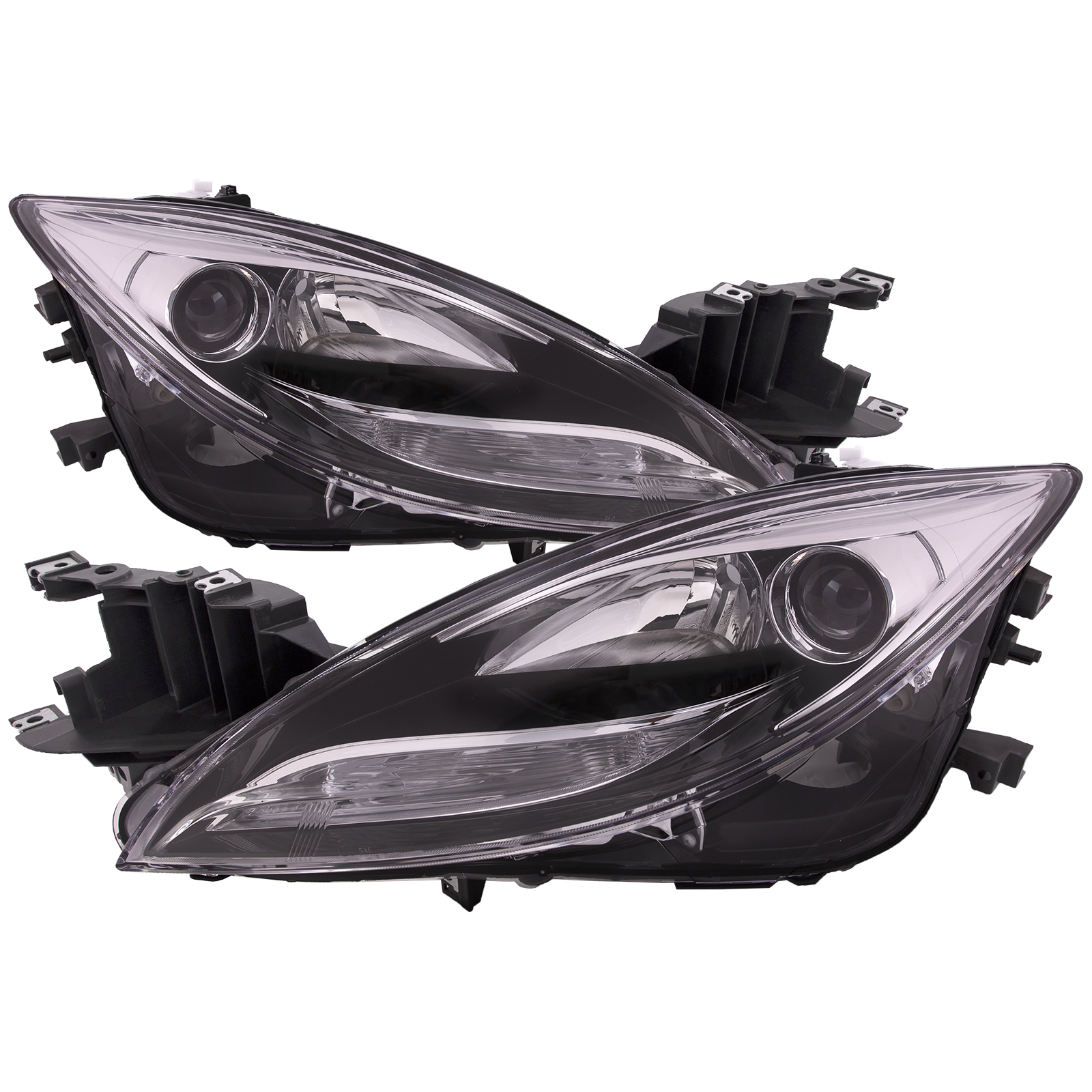 Headlight HID Xenon Driver And Passenger Set Fits Mazda 6 2011-2013