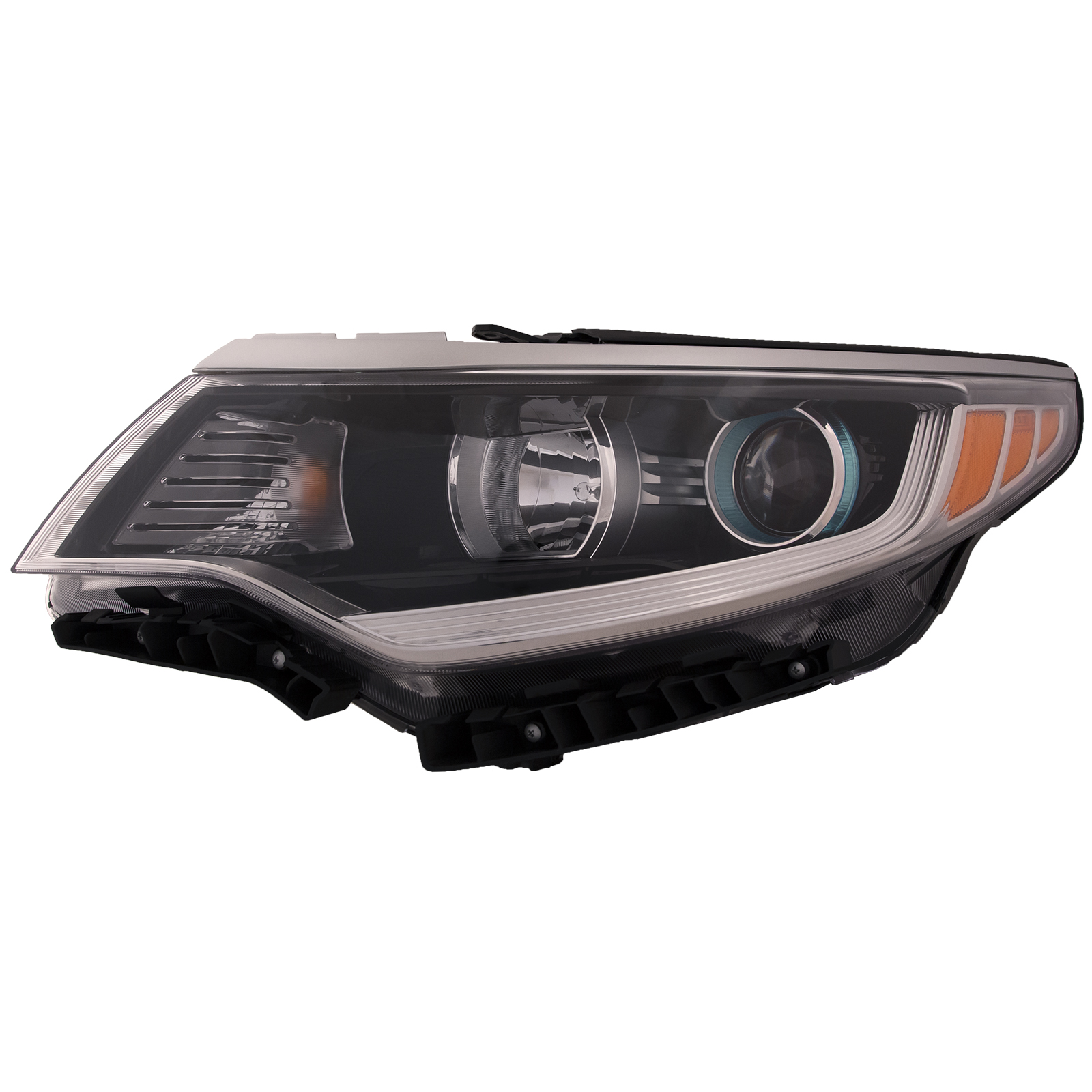 2017-2020 Kia Optima Headlight, Left — Assembly, w/o LED Daytime Running Lamps, Composite (CAPA)